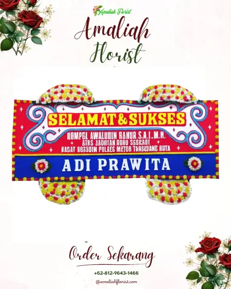 Papan Bunga Ucapan Selamat Klampokarum
