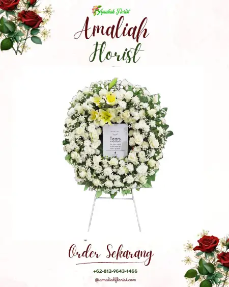 Krans Bunga Duka Klampokarum